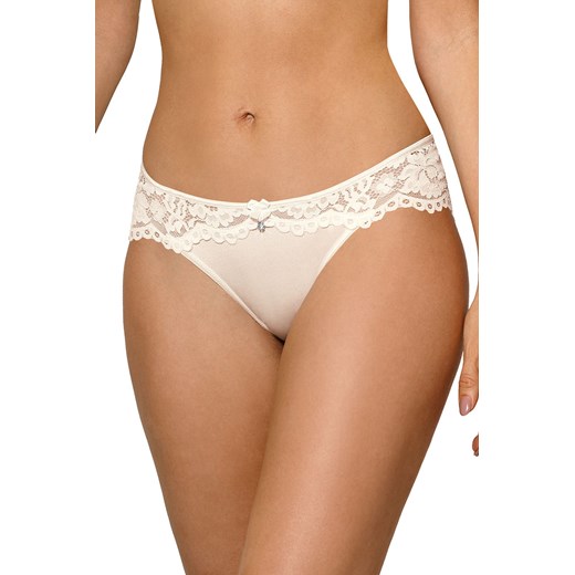 Figi Róża Newia ecru ze sklepu kontri.pl w kategorii Majtki damskie - zdjęcie 187375142