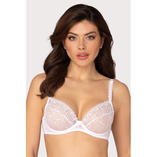 Biustonosz miękki Róża Anuk biały ze sklepu kontri.pl w kategorii Biustonosze - zdjęcie 187375204