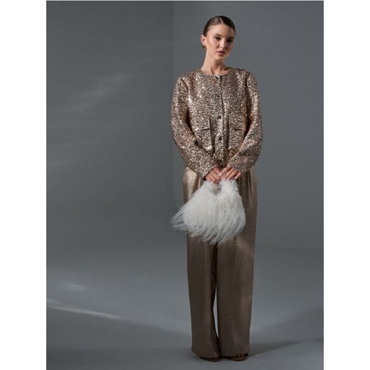 Sinsay - Futrzana torebka na łańcuszku - biały ze sklepu Sinsay w kategorii Torebki damskie - zdjęcie 187376151