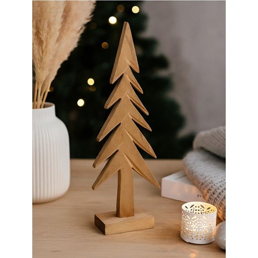 Sinsay - Świąteczna dekoracja stojąca - beżowy ze sklepu Sinsay w kategorii Dekoracje bożonarodzeniowe - zdjęcie 187376170