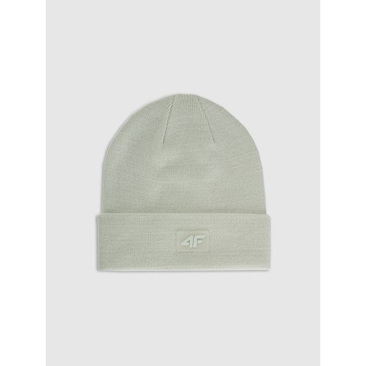 Dziecięca czapka zimowa 4F 4FJRAW25ACAPU0743 - zielona ze sklepu Sportstylestory.com w kategorii Czapki dziecięce - zdjęcie 187376341