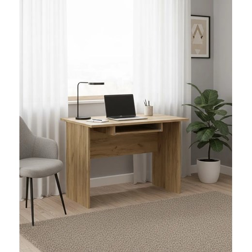 Biurko komputerowe do pracy 100 cm dąb craft E7-H01 Elior Edinos.pl