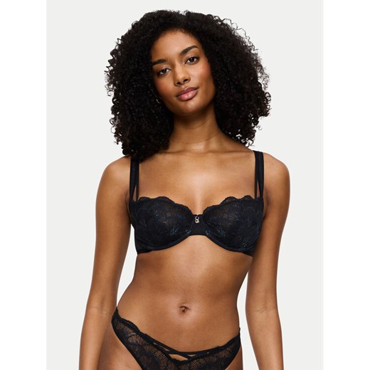Triumph Biustonosz balkonetka Palina Moonlight Kiss 10224870 Czarny ze sklepu MODIVO w kategorii Biustonosze - zdjęcie 187376652
