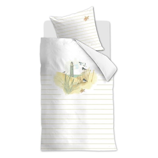 Beddinghouse Komplet pościeli &quot;Summer Tide&quot; w kolorze biało-beżowym ze sklepu Limango Polska w kategorii Pościele - zdjęcie 187376974