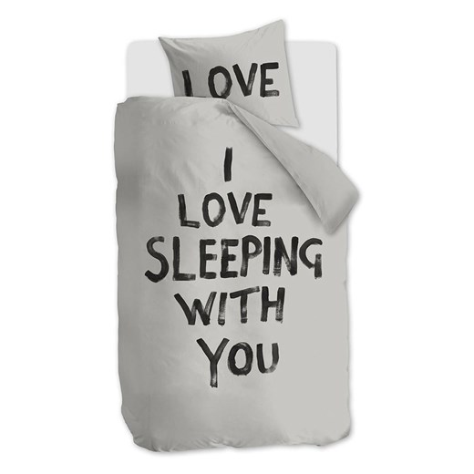 Beddinghouse Komplet pościeli &quot;Love Sleep&quot; w kolorze biało-czarnym ze sklepu Limango Polska w kategorii Pościele - zdjęcie 187376983