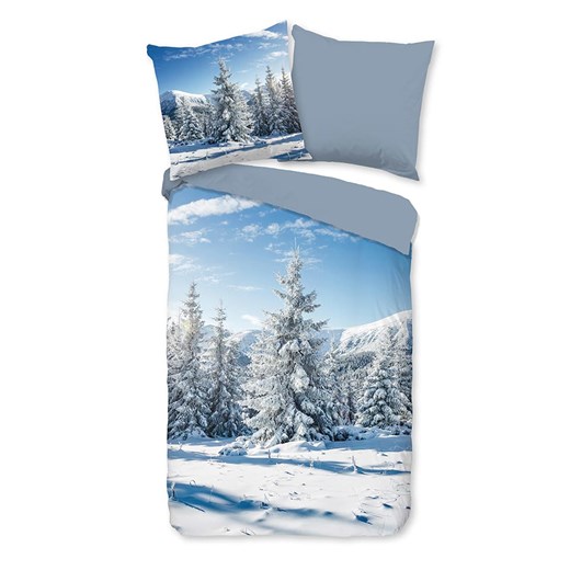 Good Morning Komplet pościeli flanelowej &quot;Albert&quot; w kolorze niebieskim ze sklepu Limango Polska w kategorii Pościele - zdjęcie 187377070