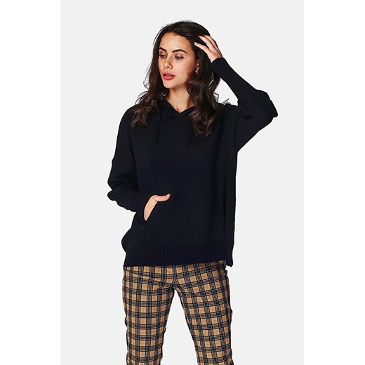 ASSUILI Sweter w kolorze czarnym ze sklepu Limango Polska w kategorii Swetry damskie - zdjęcie 187377110