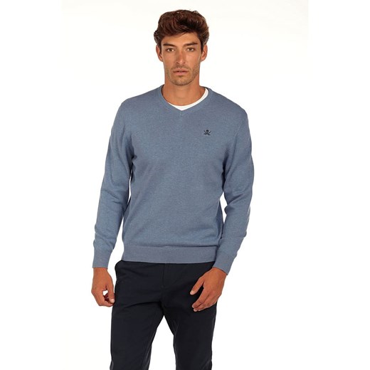 The Time of Bocha Sweter &quot;Pico&quot; w kolorze błękitnym ze sklepu Limango Polska w kategorii Swetry męskie - zdjęcie 187377294