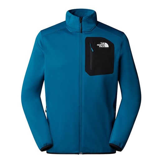 Bluza męska The North Face Crest 0A897CEIY1 - niebieska ze sklepu streetstyle24.pl w kategorii Bluzy męskie - zdjęcie 187377612