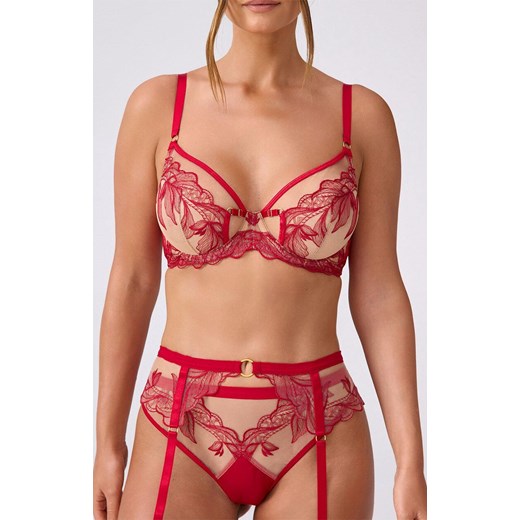 Marilyn biustonosz miękki soft czerwony Cameron, Kolor czerwony, Rozmiar 70C, Marilyn ze sklepu Intymna w kategorii Biustonosze - zdjęcie 187377824