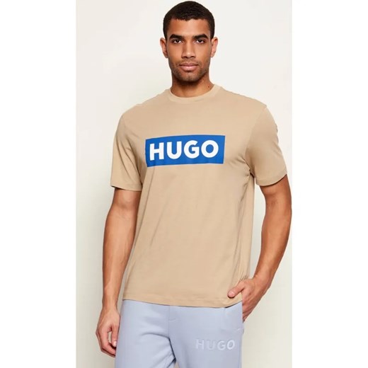 Hugo Blue T-shirt Nico | Regular Fit ze sklepu Gomez Fashion Store w kategorii T-shirty męskie - zdjęcie 187378644