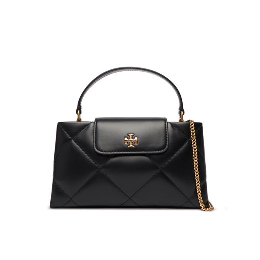 Torebka Tory Burch Kira Diamond Quilt East-West Top Handle 174999 Czarny ze sklepu eobuwie.pl w kategorii Torebki damskie - zdjęcie 187378864