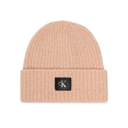 Czapka Calvin Klein Hardware K60K612652 Różowy ze sklepu eobuwie.pl w kategorii Czapki zimowe damskie - zdjęcie 187378873