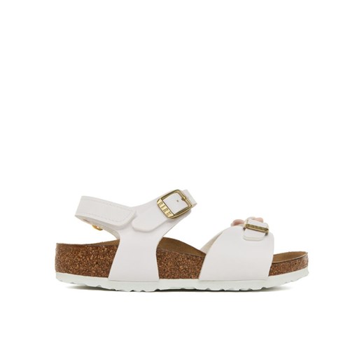 Sandały Birkenstock Rio Flowers As Kids 1029561 S Biały ze sklepu eobuwie.pl w kategorii Sandały dziecięce - zdjęcie 187378904