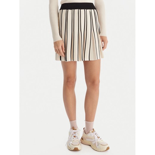 Guess Spódnica plisowana V5GD00 Z3D60 Écru Regular Fit ze sklepu MODIVO w kategorii Spódnice - zdjęcie 187379443