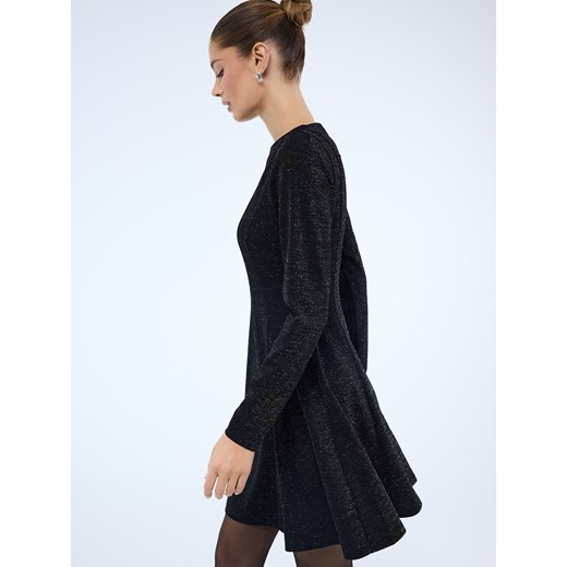 Mohito - Sukienka mini z metalizowaną nitką - czarny ze sklepu Mohito w kategorii Sukienki - zdjęcie 187380594