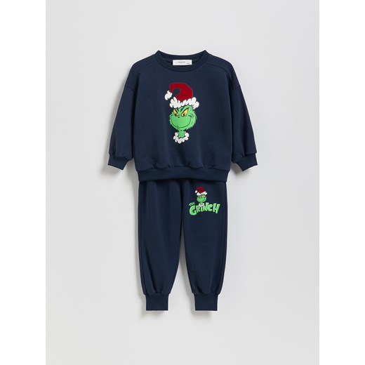 Reserved - Komplet Grinch - granatowy ze sklepu Reserved w kategorii Komplety chłopięce - zdjęcie 187380683