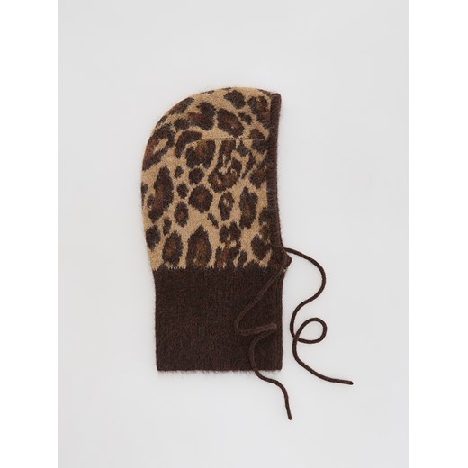 Reserved - Dzianinowa kominiarka z wełną - wielobarwny ze sklepu Reserved w kategorii Czapki zimowe damskie - zdjęcie 187380780