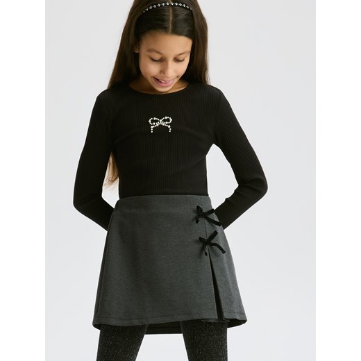 Reserved - Spódnica z szortami - ciemnoszary ze sklepu Reserved w kategorii Spódnice dziewczęce - zdjęcie 187380964