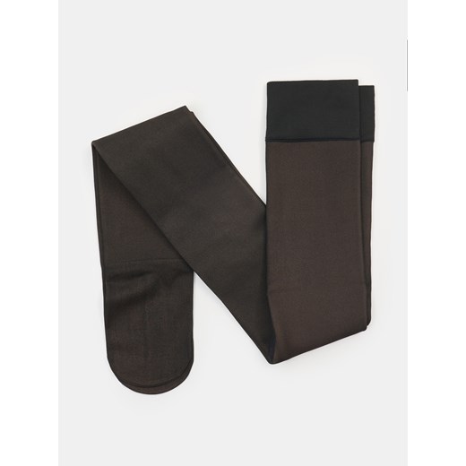 Sinsay - Rajstopy ocieplane o wyglądzie cienkich - czarny Sinsay S/M Sinsay