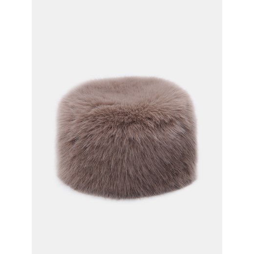 Sinsay - Czapka z imitacji futra - brązowy Sinsay One Size Sinsay