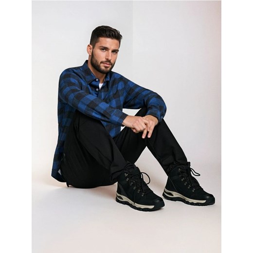 Sinsay - Wodoodporne trapery za kostkę - czarny ze sklepu Sinsay w kategorii Buty sportowe męskie - zdjęcie 187382151