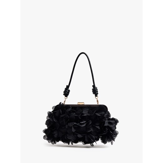 Mohito - Torebka z ozdobnymi elementami 3D - czarny ze sklepu Mohito w kategorii Kopertówki - zdjęcie 187382384