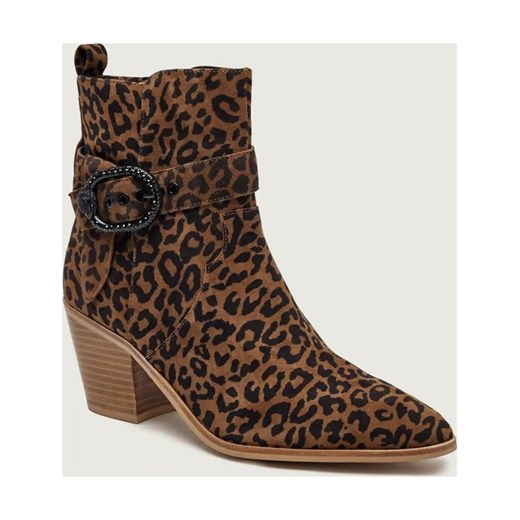 Kurt Geiger Kowbojki MAYFAIR | zamsz ze sklepu Gomez Fashion Store w kategorii Botki - zdjęcie 187383012