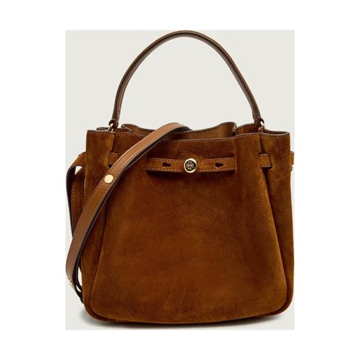 TORY BURCH Worek Romy | zamsz ze sklepu Gomez Fashion Store w kategorii Torebki worki - zdjęcie 187383042