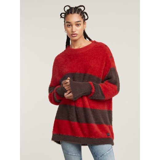 G-Star Sweter w kolorze czerwono-brązowym ze sklepu Limango Polska w kategorii Swetry damskie - zdjęcie 187383841