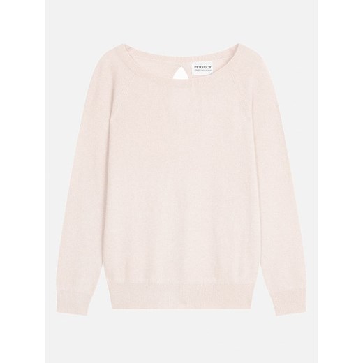 Perfect Cashmere Kaszmirowy sweter &quot;Leslie&quot; w kolorze jasnoróżowym ze sklepu Limango Polska w kategorii Swetry damskie - zdjęcie 187383862