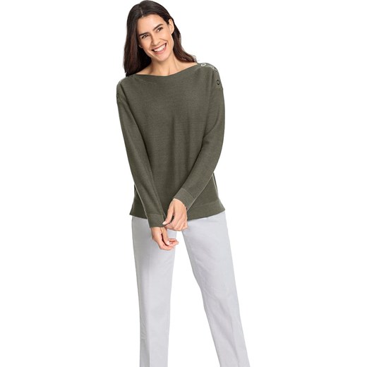 WITT WEIDEN Sweter w kolorze khaki ze sklepu Limango Polska w kategorii Swetry damskie - zdjęcie 187383950