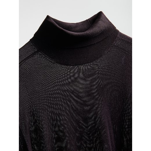 Reserved - Golf z dodatkiem lyocellu - ciemnofioletowy ze sklepu Reserved w kategorii Swetry męskie - zdjęcie 187384774