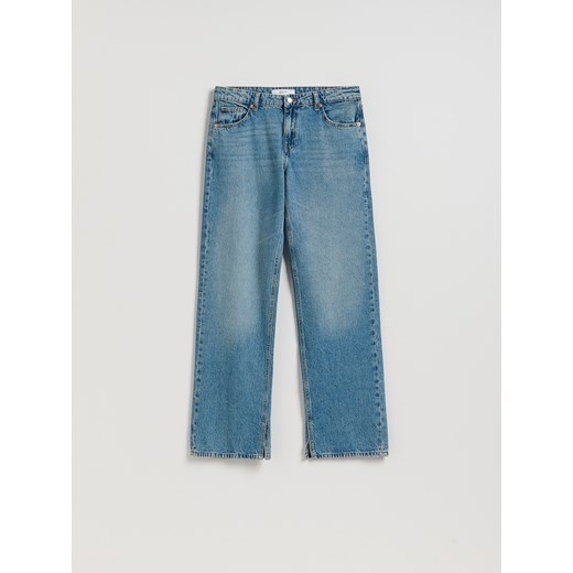 Reserved - Jeansy straight - niebieski ze sklepu Reserved w kategorii Jeansy damskie - zdjęcie 187384784