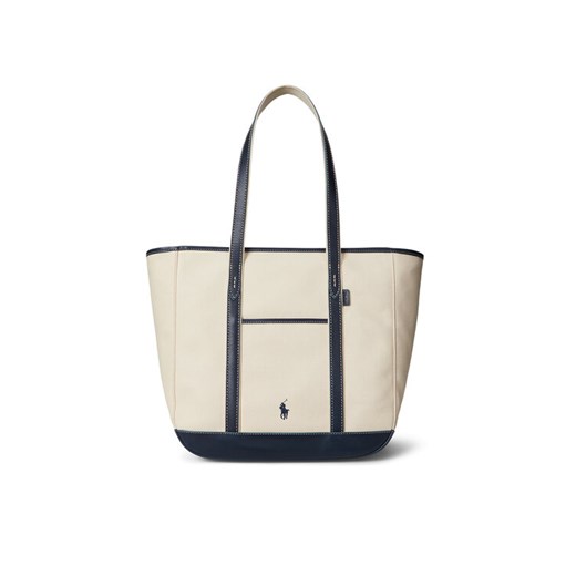 Torebka Polo Ralph Lauren 428968158002 Écru ze sklepu eobuwie.pl w kategorii Torby Shopper bag - zdjęcie 187384931