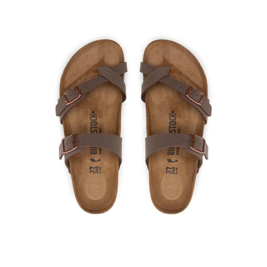 Japonki Birkenstock Mayari 0071063 Brązowy ze sklepu eobuwie.pl w kategorii Klapki damskie - zdjęcie 187384934