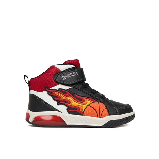 Sneakersy Geox J Inek J569CC 05411 C0048 D Czarny ze sklepu eobuwie.pl w kategorii Buty sportowe dziecięce - zdjęcie 187384950