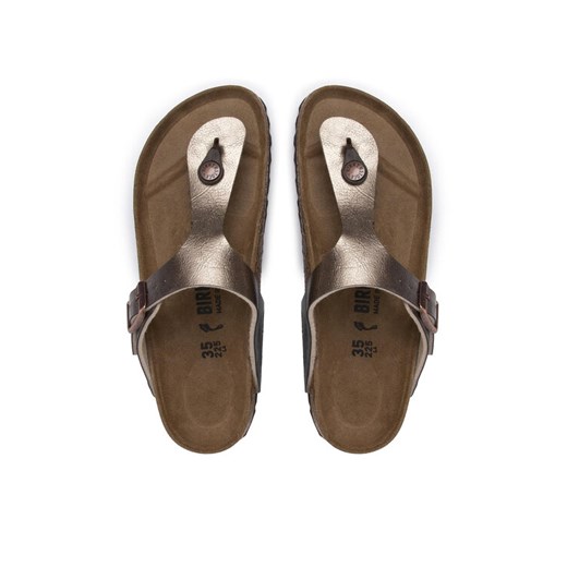 Japonki Birkenstock Gizeh Bs 1016145 Brązowy ze sklepu eobuwie.pl w kategorii Klapki damskie - zdjęcie 187384963