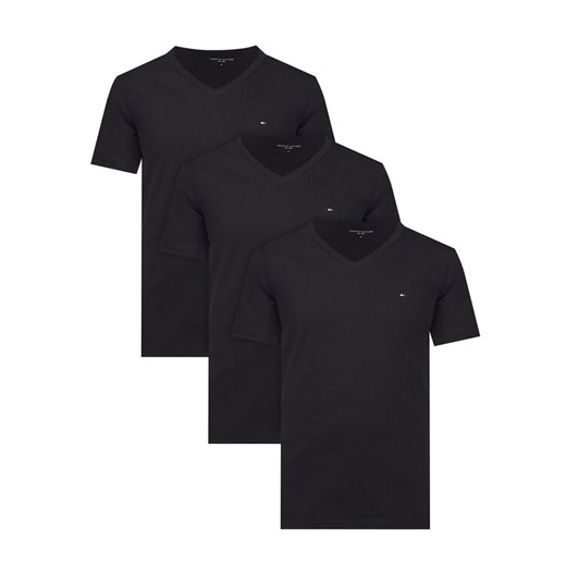 Tommy Hilfiger Komplet t-shirtów UM0UM03637 Czarny Regular Fit ze sklepu MODIVO w kategorii T-shirty męskie - zdjęcie 187385252