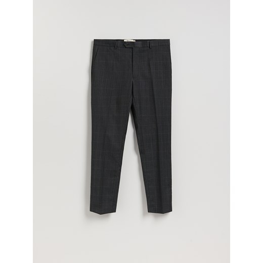Reserved - Spodnie garniturowe z domieszką wełny - wielobarwny ze sklepu Reserved w kategorii Spodnie męskie - zdjęcie 187386123