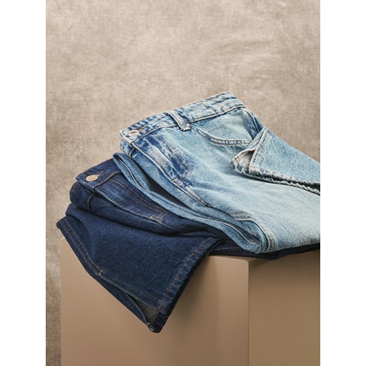 Reserved - Jeansy straight - niebieski ze sklepu Reserved w kategorii Jeansy damskie - zdjęcie 187386201
