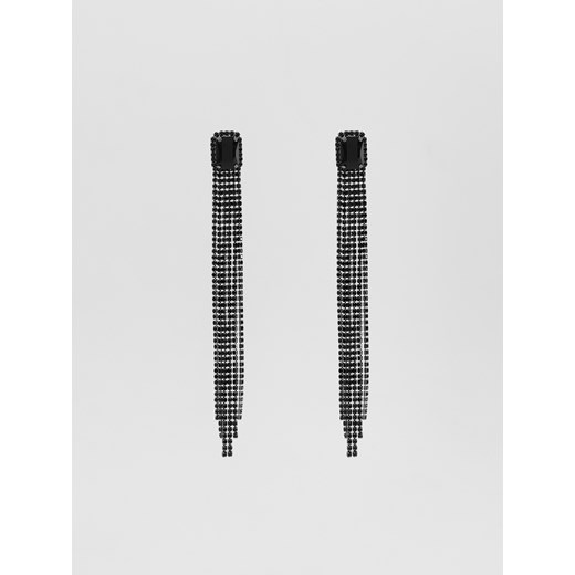 Reserved - Długie wiszące kolczyki - czarny ze sklepu Reserved w kategorii Kolczyki - zdjęcie 187386220