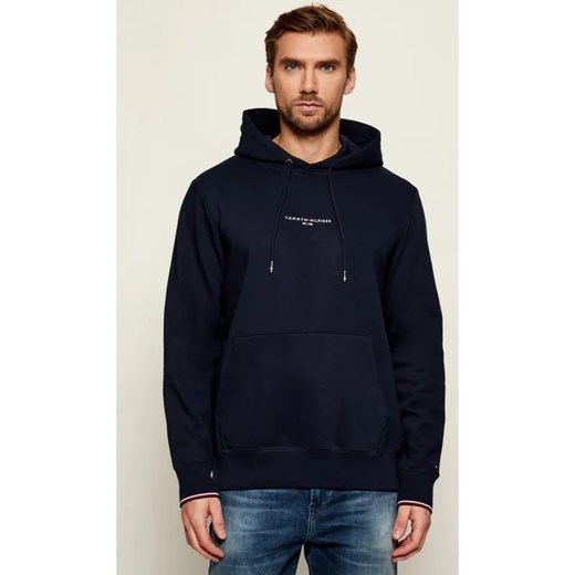 Tommy Hilfiger Bluza TOMMY LOGO TIPPED HOODY | Regular Fit ze sklepu Gomez Fashion Store w kategorii Bluzy męskie - zdjęcie 187386910