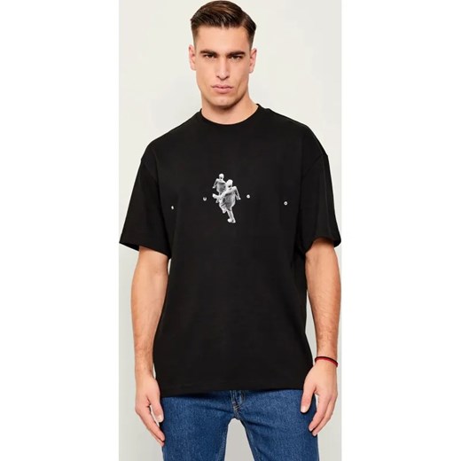 HUGO T-shirt Dollo | Oversize fit ze sklepu Gomez Fashion Store w kategorii T-shirty męskie - zdjęcie 187387530