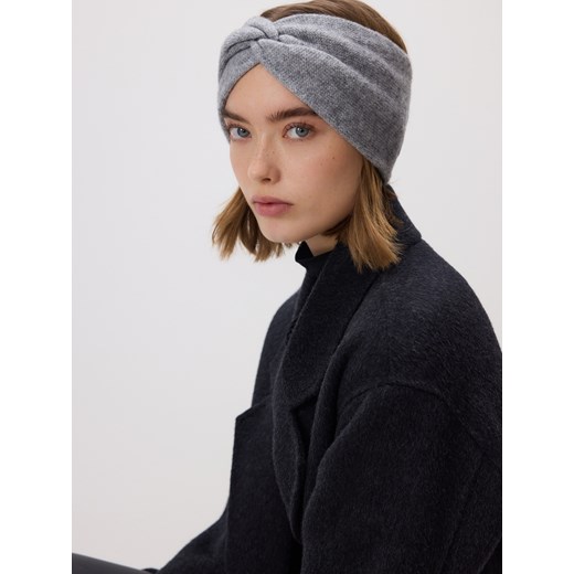 Reserved - Opaska na głowę z wełną - jasnoszary ze sklepu Reserved w kategorii Opaski do włosów - zdjęcie 187387944