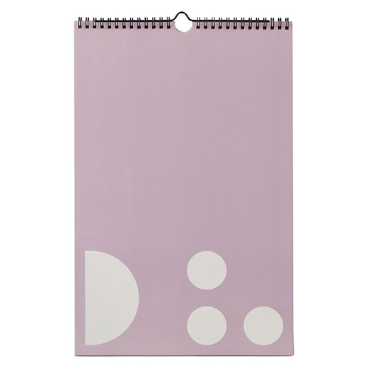 Design Letters Planer miesięczny w kolorze jasnoróżowym - 25 x 39 cm Design Letters onesize wyprzedaż Limango Polska