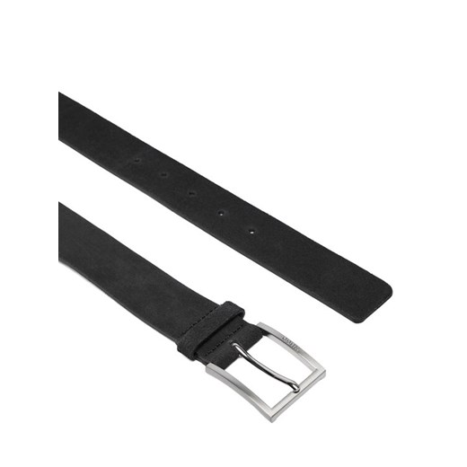 Pasek Męski HUGO 50497455 Czarny ze sklepu eobuwie.pl w kategorii Paski męskie - zdjęcie 187388234