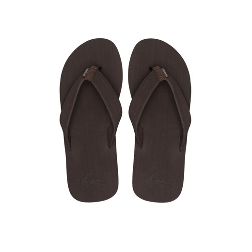 Japonki Quiksilver MOLOKAI LAYBACK TEXTURED AQYL101266 CVJ1 Brązowy ze sklepu eobuwie.pl w kategorii Klapki męskie - zdjęcie 187388253