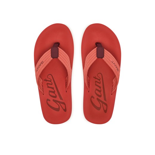 Gant Japonki 30639850 Czerwony ze sklepu MODIVO w kategorii Klapki męskie - zdjęcie 187388480