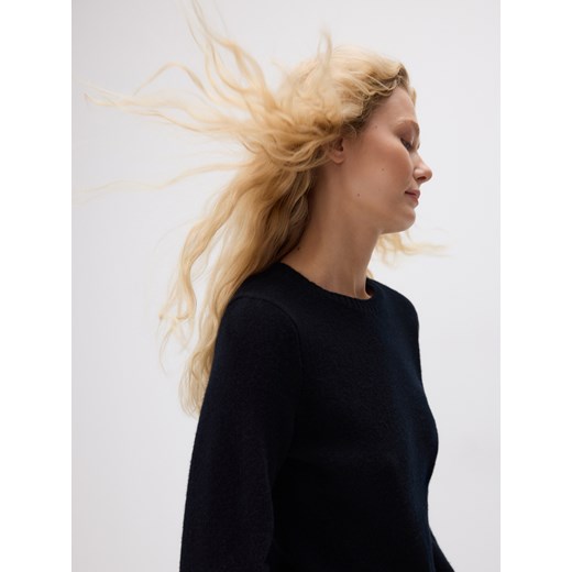 Reserved - Wełniany sweter - czarny ze sklepu Reserved w kategorii Swetry damskie - zdjęcie 187388731
